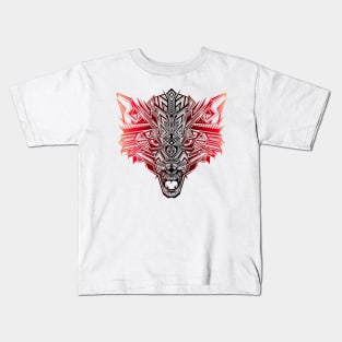 Wolf howling Kids T-Shirt